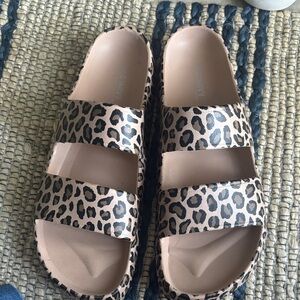 Old Navy Leopard Print Sandals